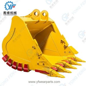 Heavy Duty Rock Quarry Bucket for Caterpillar CAT345 Excavator